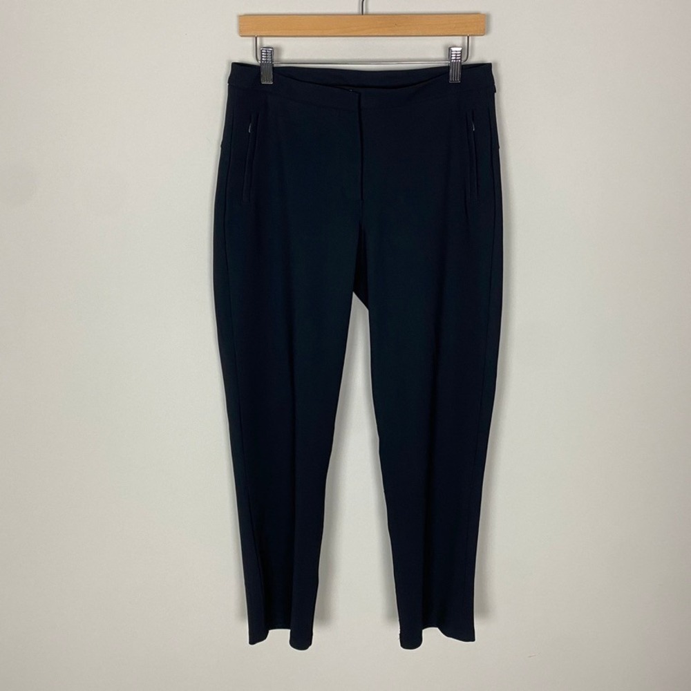 Lululemon On the Move Pants Womens 8 Black Stretch Trouser Career Professional